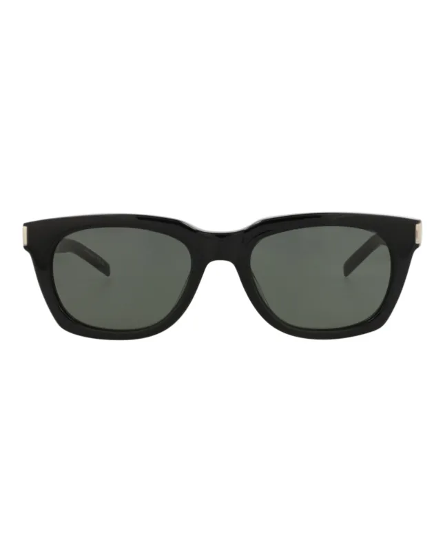 Saint Laurent SL 582 30014114 001 Square Plastic Silver Sunglasses with Grey Lens sold by Gaffos