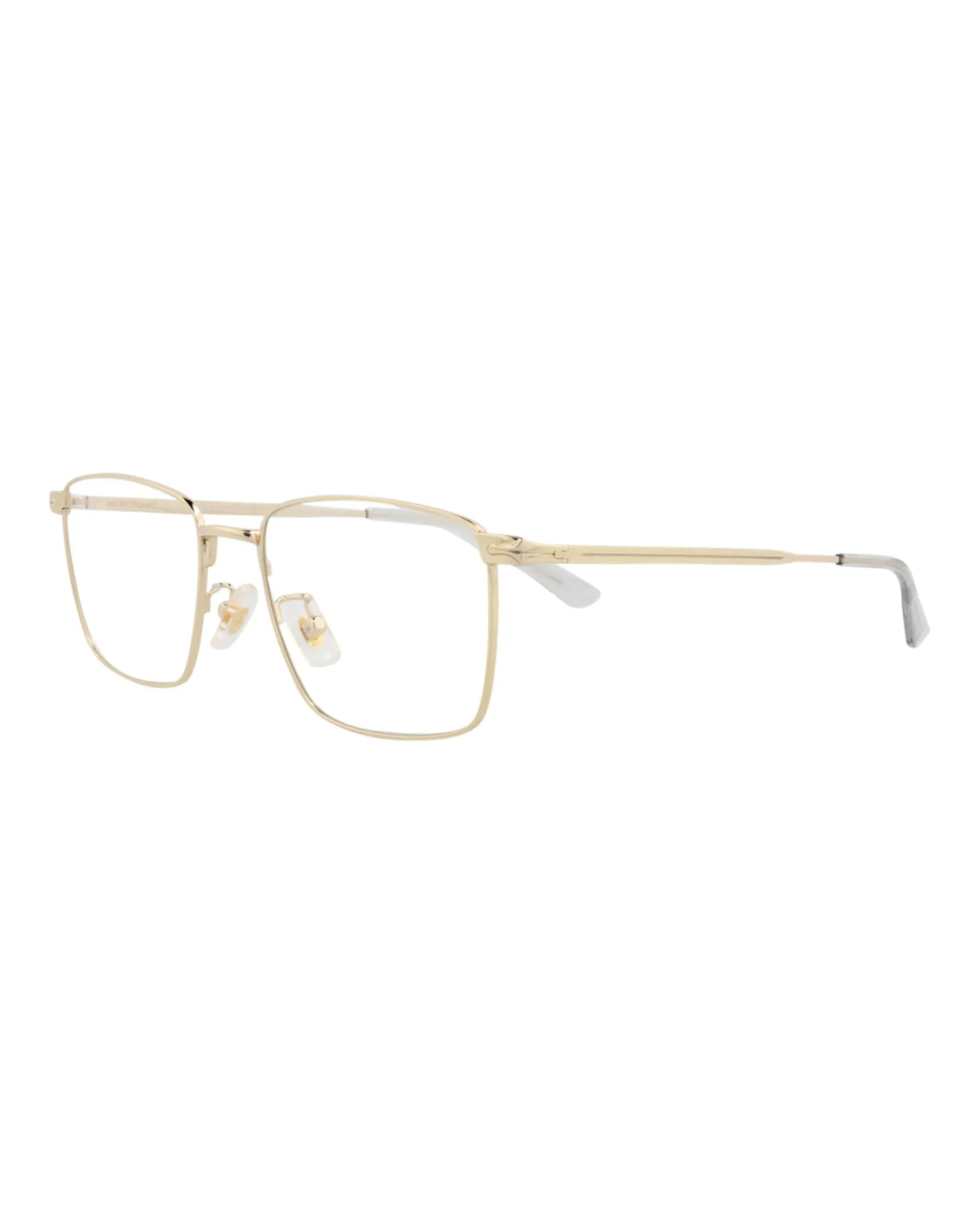 Montblanc MB 0308O 30014594 001 Square Metal Gold Optical Frames with Transparent Lens sold by Gaffos product image thumbnail 2