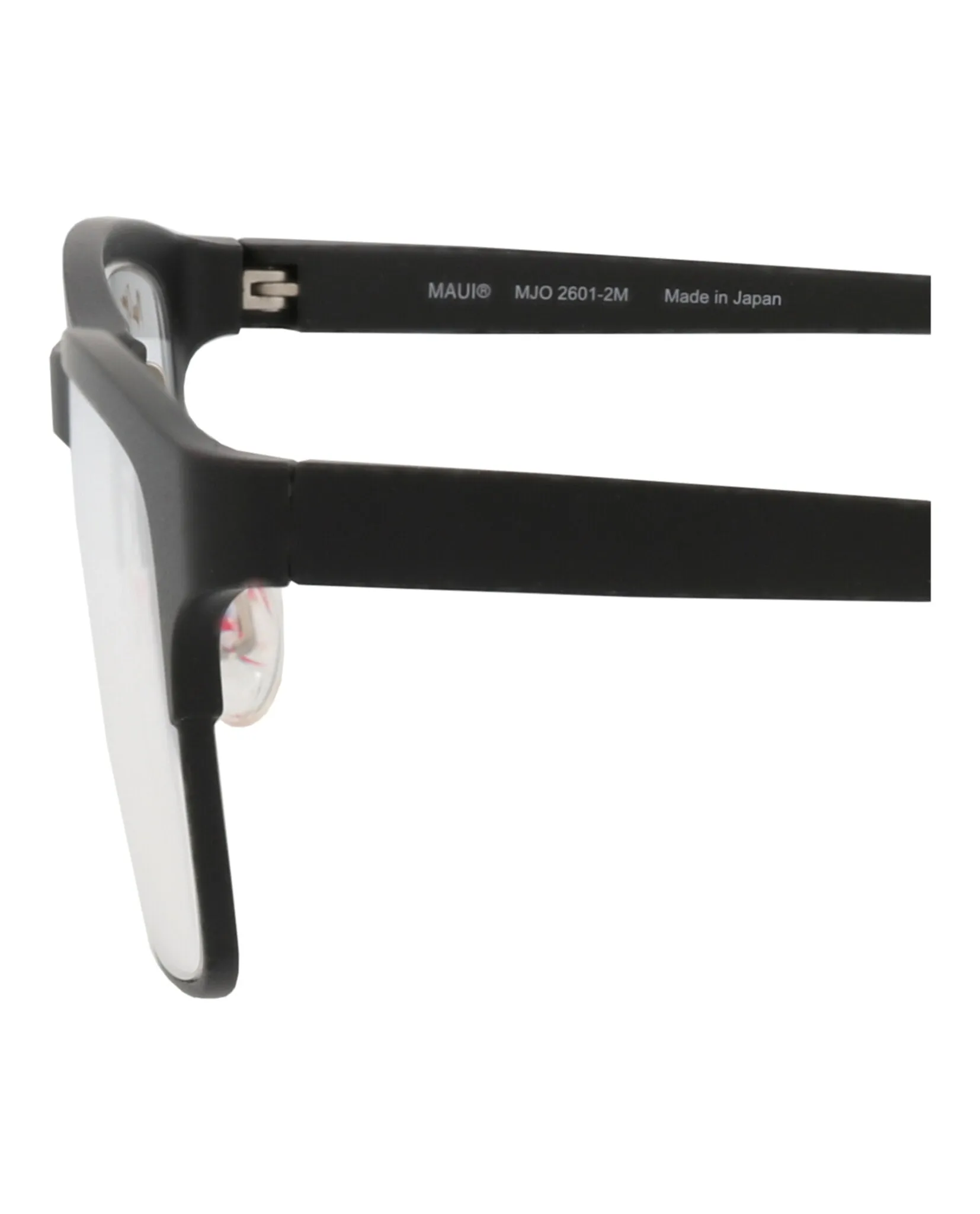 Maui Jim MJ O2601 2M Square Plastic Black Optical Frames with Transparent Lens sold by Gaffos product image thumbnail 4