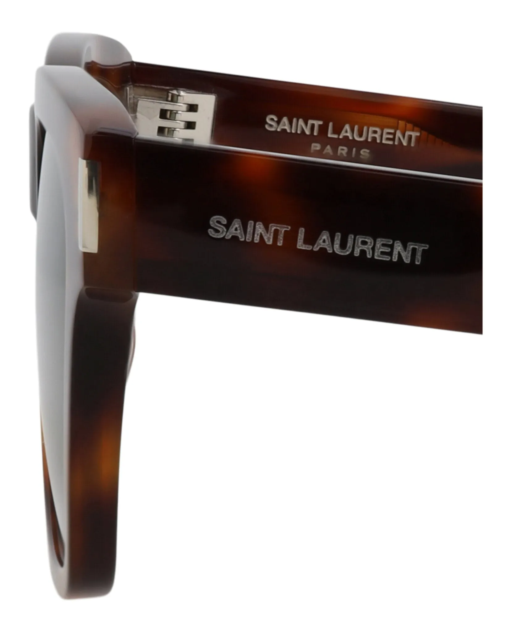 Saint Laurent SL 560 30013784 002 Square Plastic Havana Sunglasses with Green Lens sold by Gaffos product image thumbnail 4