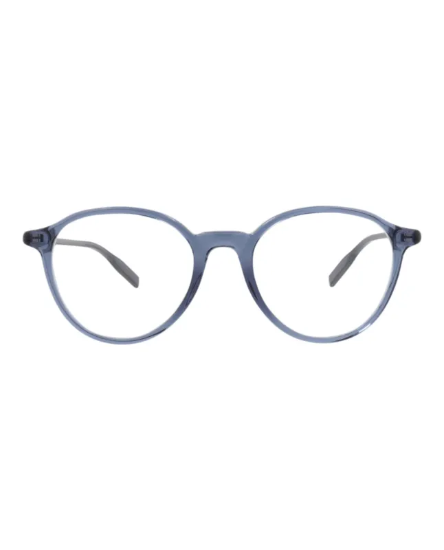 Montblanc MB 0291O 30014599 008 Round Plastic Blue Optical Frames with Transparent Lens sold by Gaffos