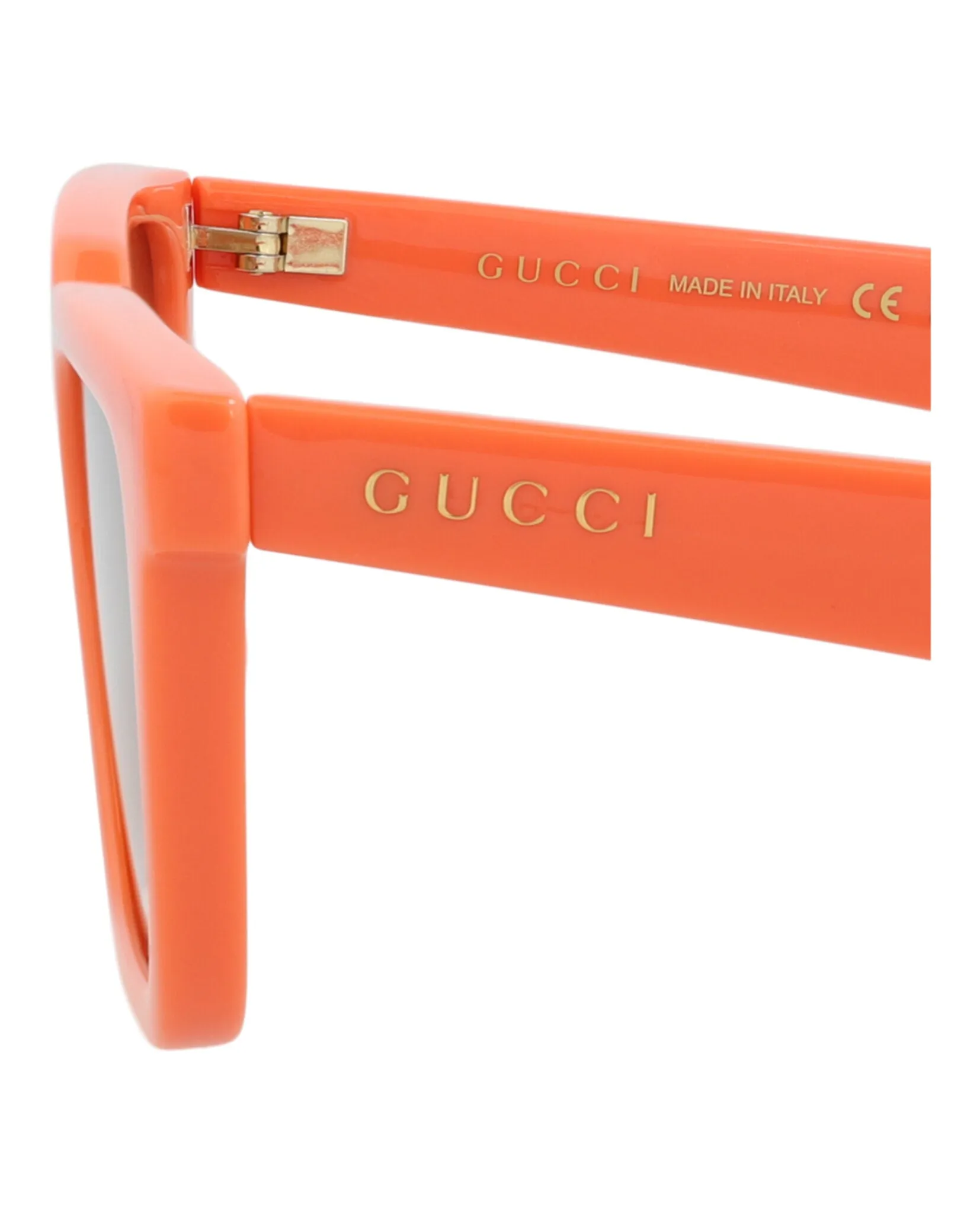 Gucci GG 1539S 30014815 004 Square Plastic Orange Sunglasses with Brown Lens sold by Gaffos product image thumbnail 4