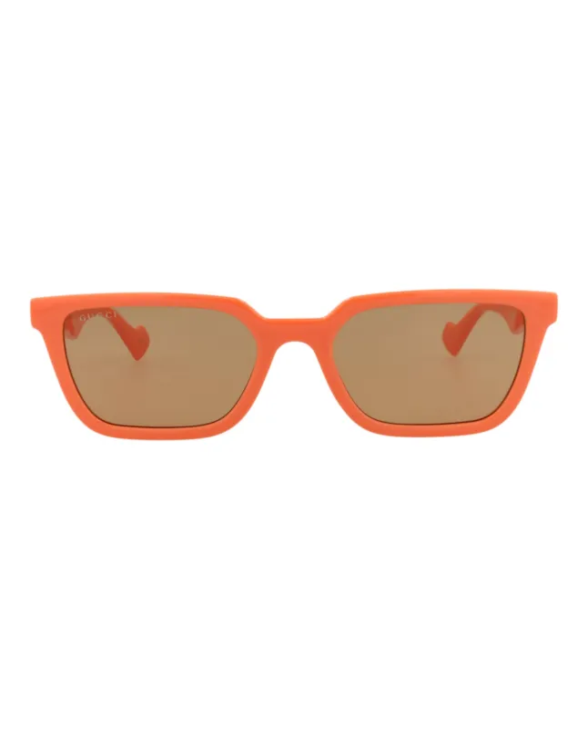 Gucci GG 1539S 30014815 004 Square Plastic Orange Sunglasses with Brown Lens sold by Gaffos