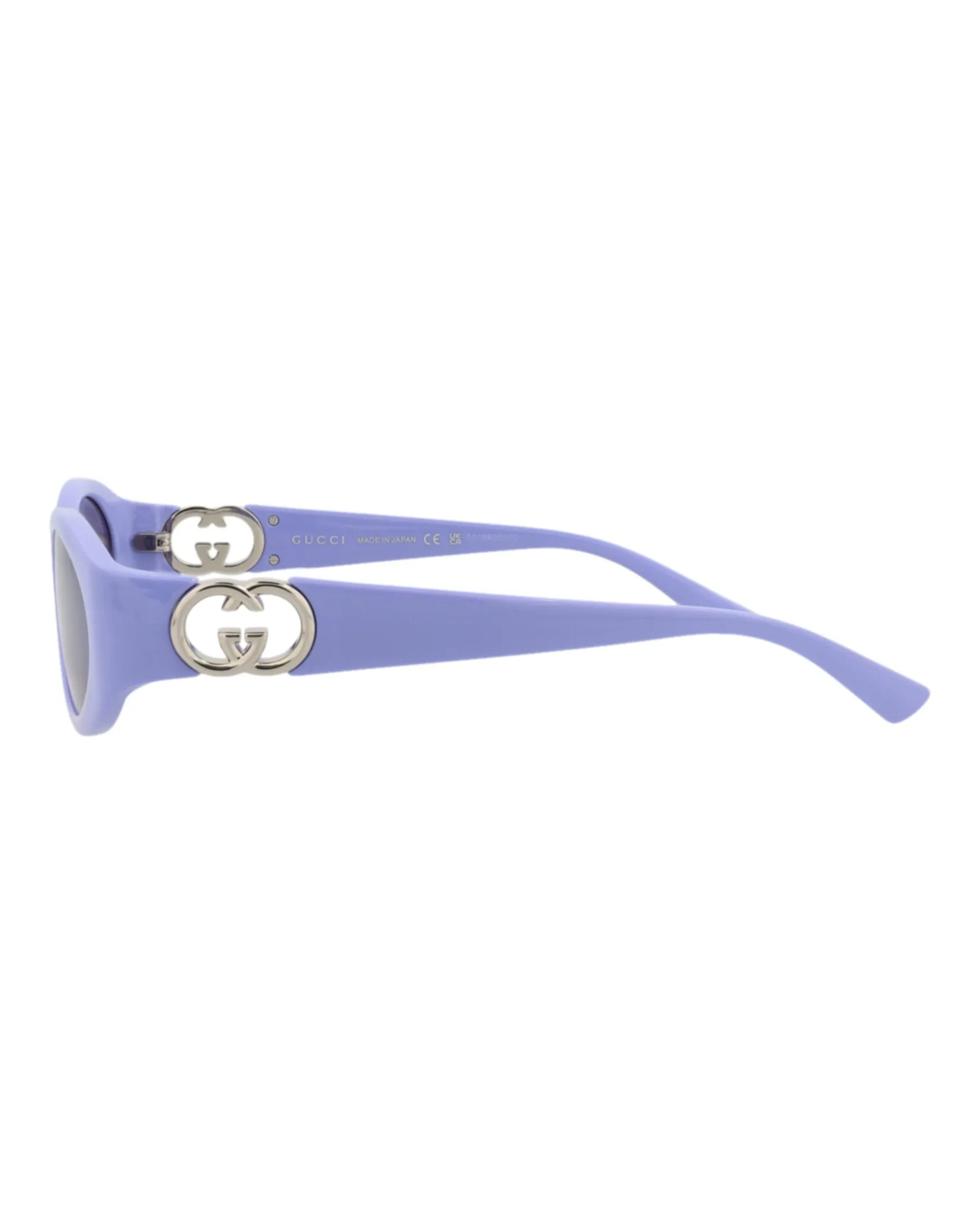 Gucci GG 1662SA 30015417 003 Round Plastic Violet Sunglasses with Violet Lens sold by Gaffos product image thumbnail 3