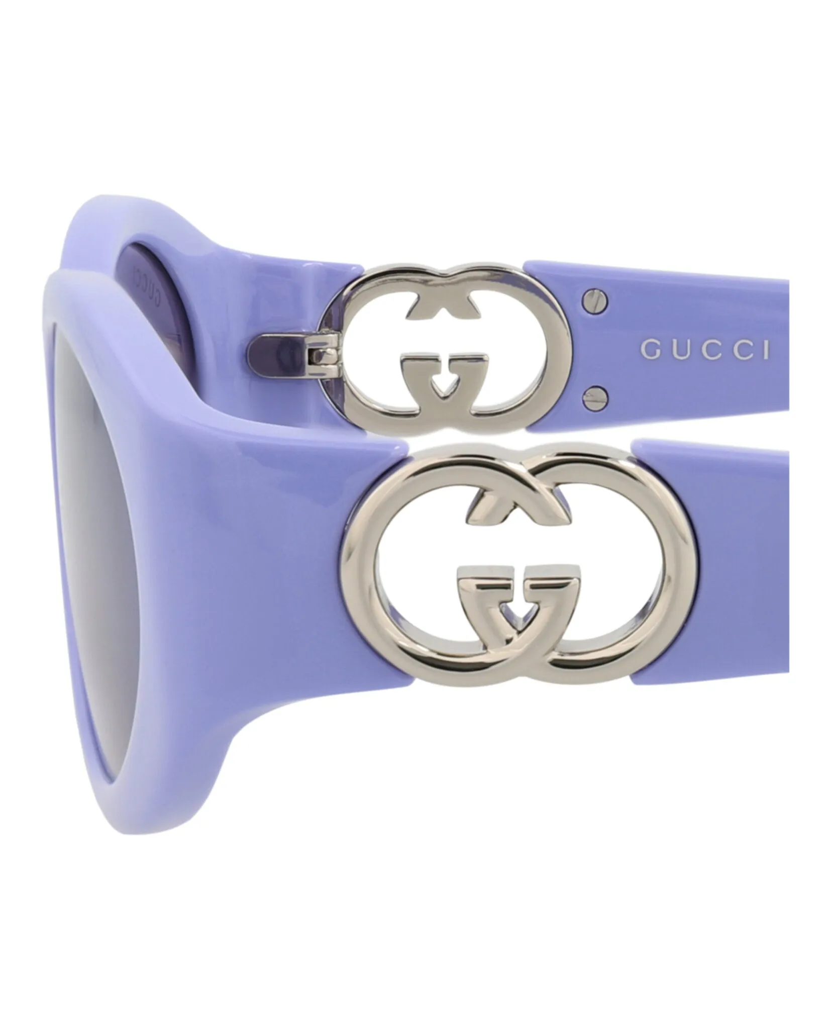 Gucci GG 1662SA 30015417 003 Round Plastic Violet Sunglasses with Violet Lens sold by Gaffos product image thumbnail 4