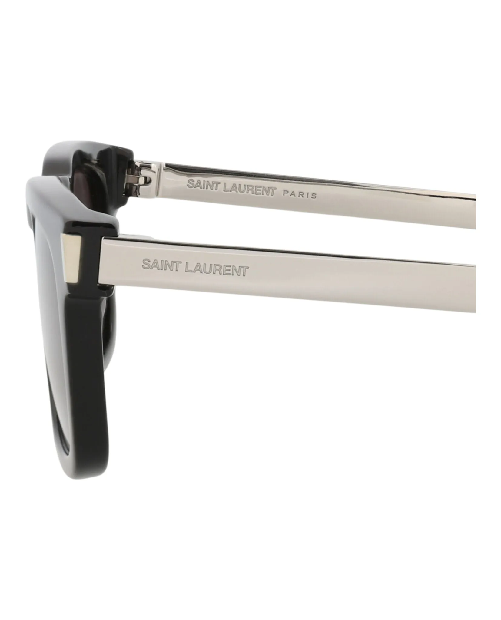 Saint Laurent SL 581 30014111 001 Square Plastic Silver Sunglasses with Black Lens sold by Gaffos product image thumbnail 4