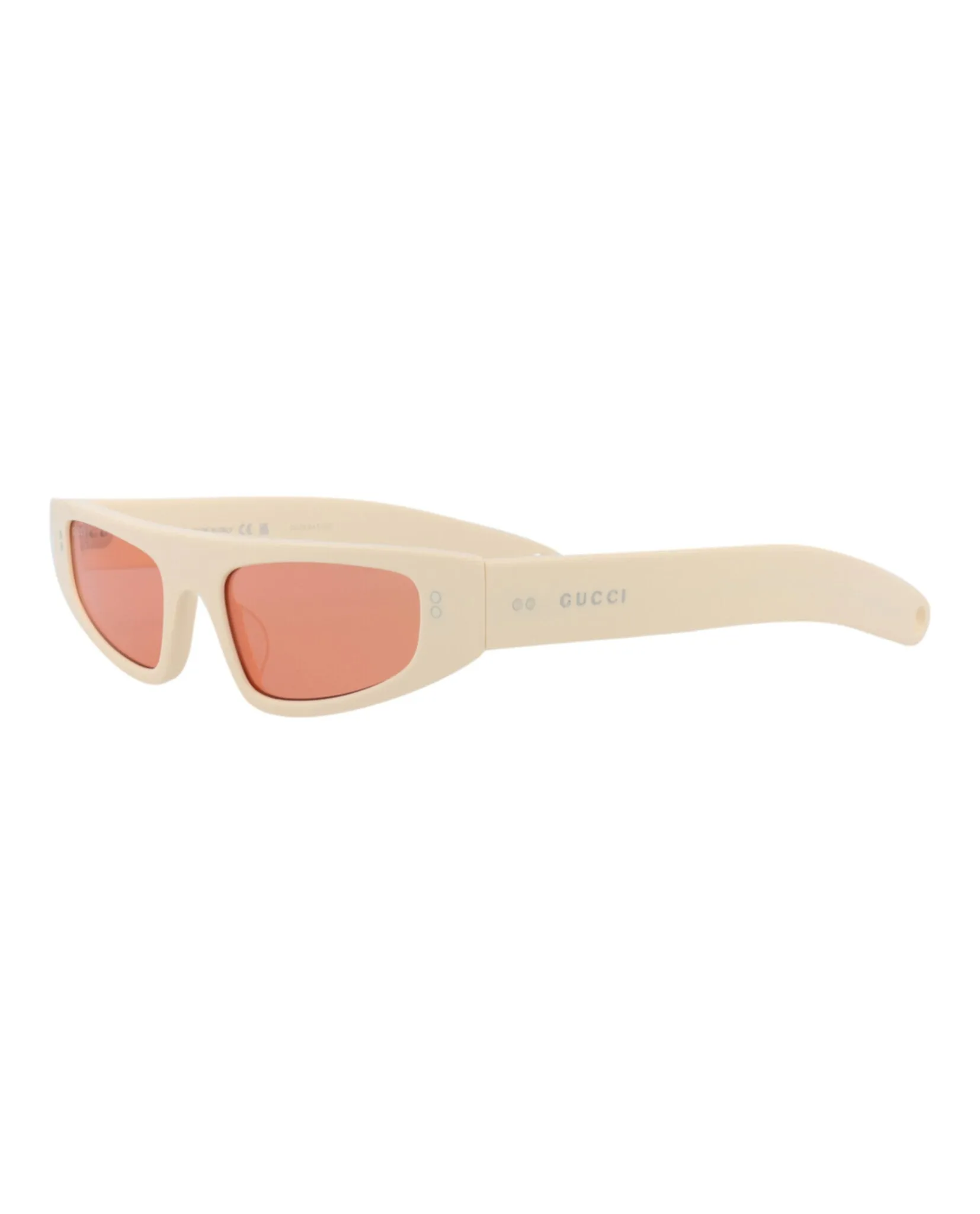 Gucci GG 1634S 30014927 005 Cat-Eye Plastic Ivory Sunglasses with Red Lens sold by Gaffos product image thumbnail 2
