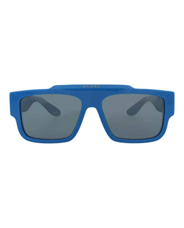 Gucci GG 1460S 30014460 004 Square Plastic Blue Sunglasses with Blue Lens sold by Gaffos