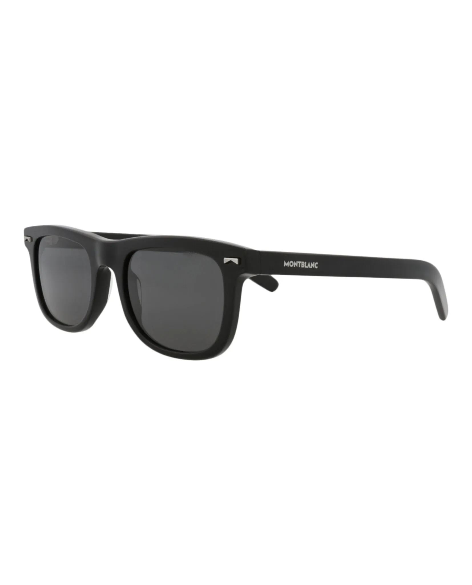 Montblanc MB 0260S 30014171 001 Square Plastic Black Sunglasses with Smoke Lens sold by Gaffos product image thumbnail 2