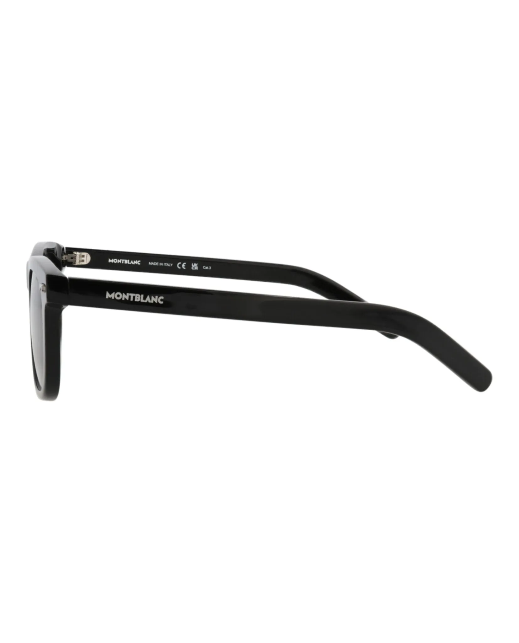 Montblanc MB 0260S 30014171 001 Square Plastic Black Sunglasses with Smoke Lens sold by Gaffos product image thumbnail 3