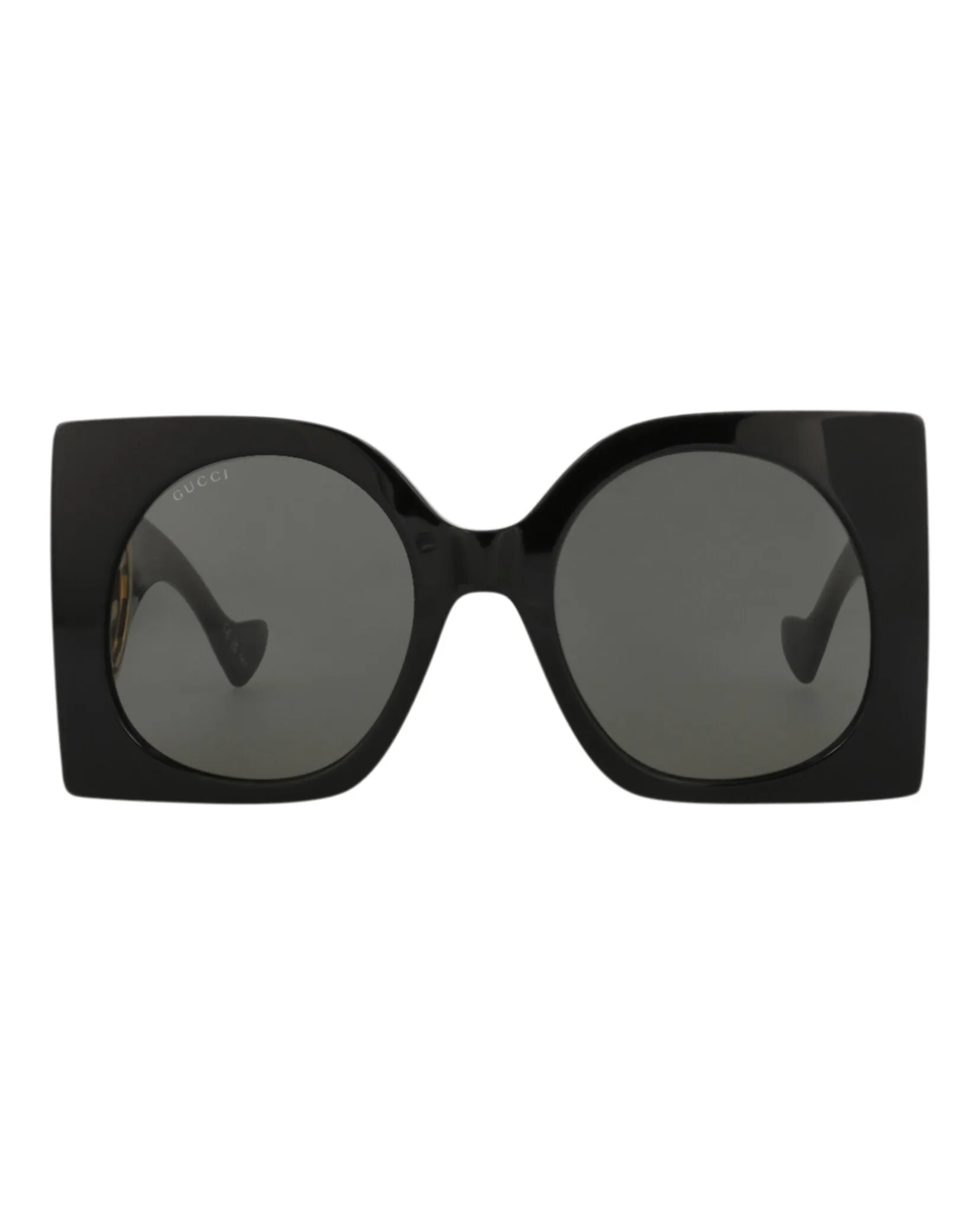 Gucci GG 1254S 30013851 001 Square Plastic Black Sunglasses with Grey Lens sold by Gaffos