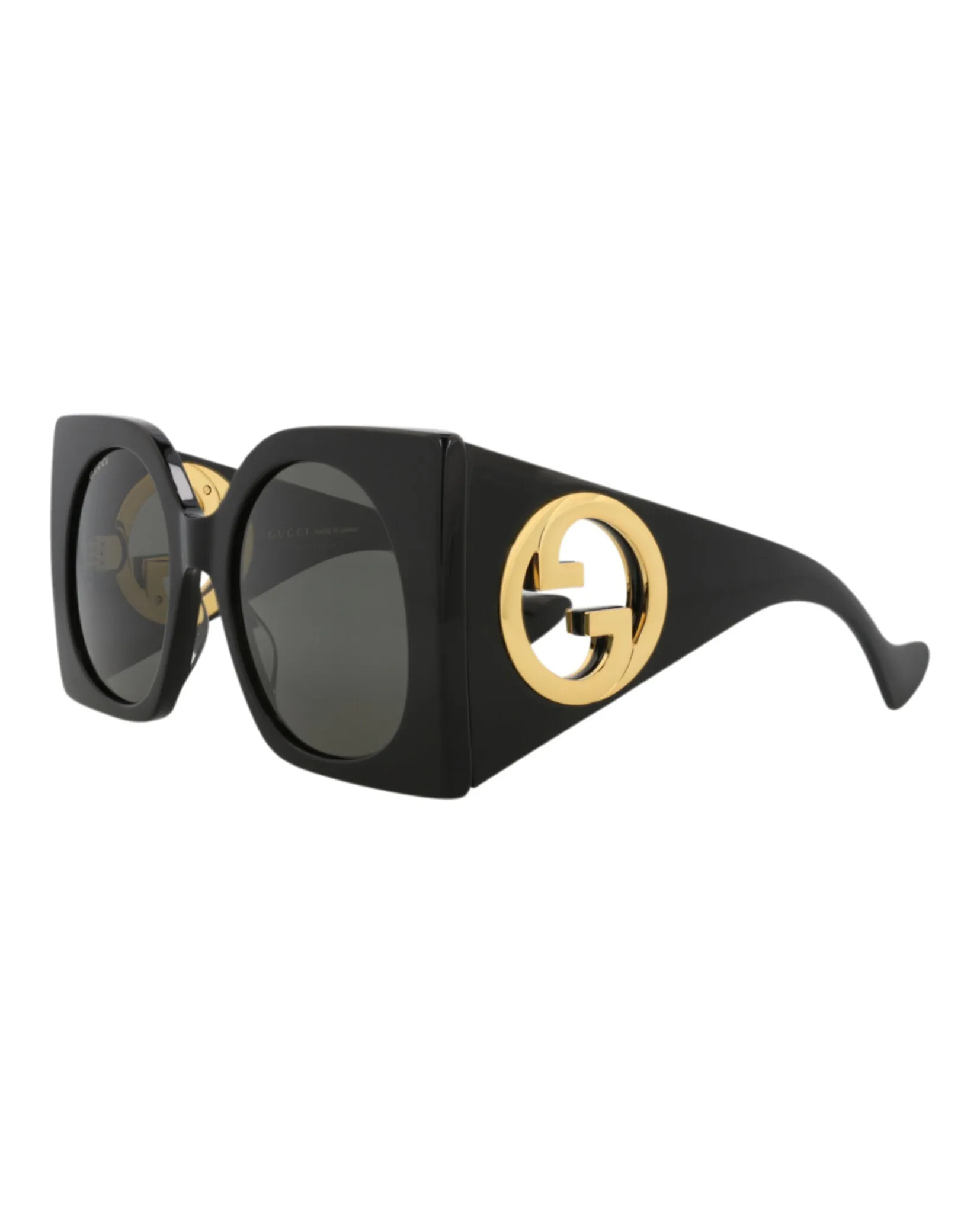 Gucci GG 1254S 30013851 001 Square Plastic Black Sunglasses with Grey Lens sold by Gaffos product image thumbnail 2