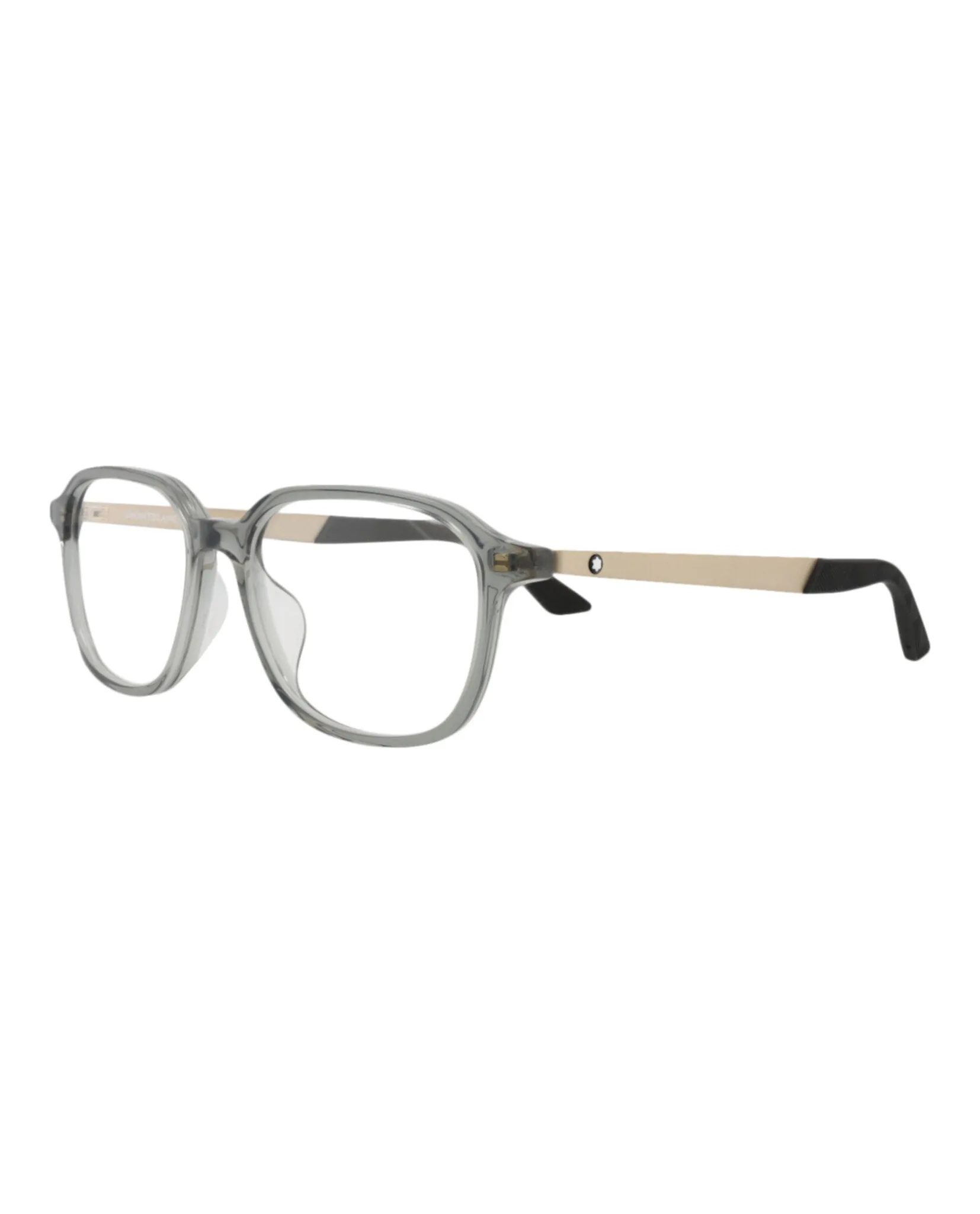 Montblanc MB 0335OA 30015020 004 Round Plastic Gold Optical Frames with Transparent Lens sold by Gaffos product image thumbnail 2