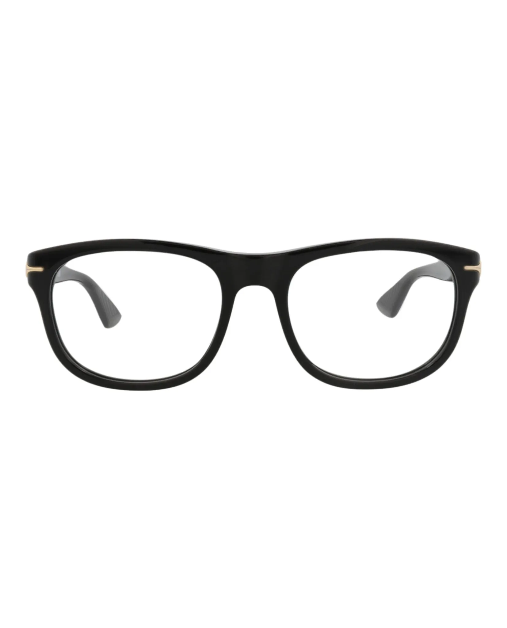 Montblanc MB 0306O 30014592 005 Square Plastic Black Optical Frames with Transparent Lens sold by Gaffos