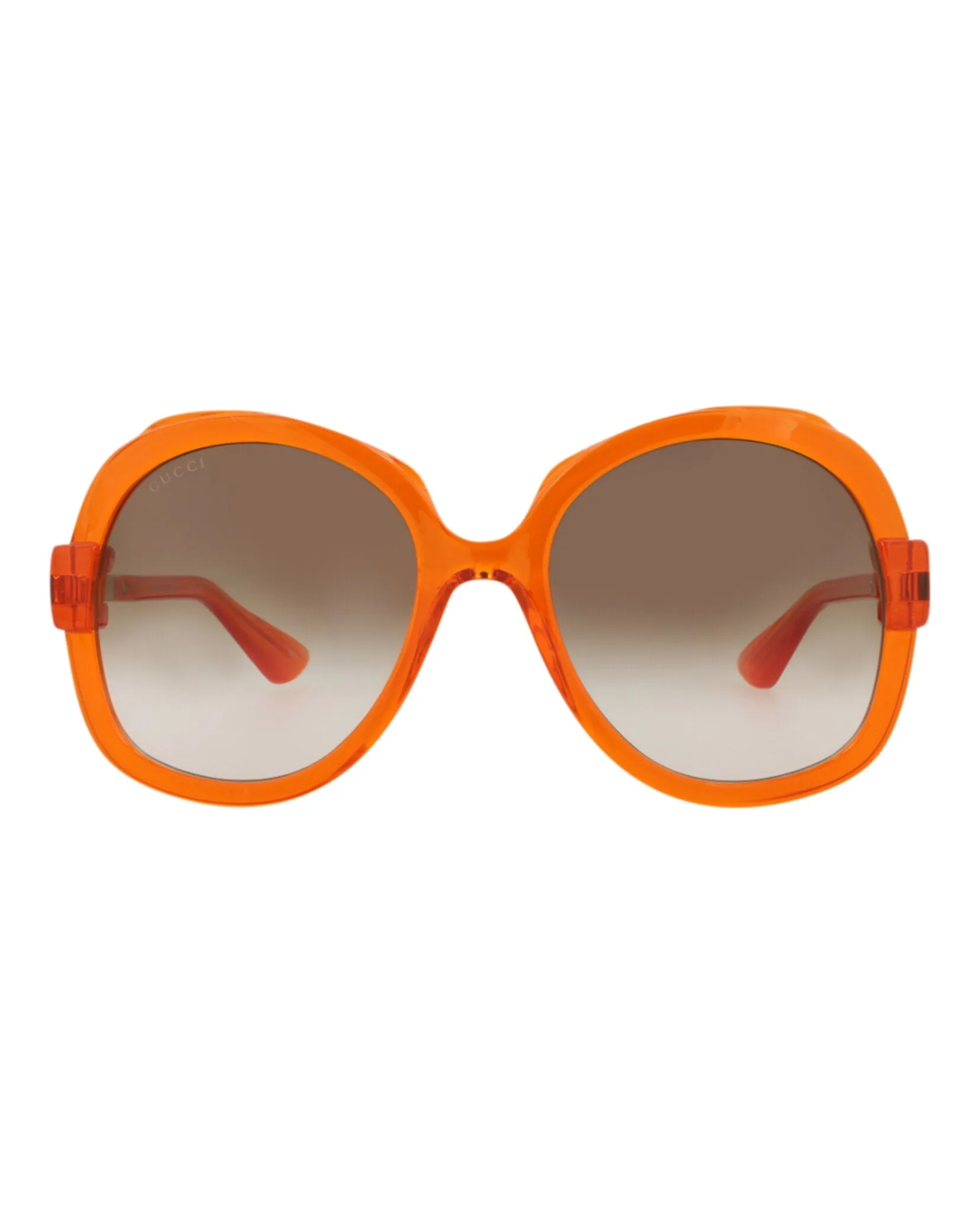 Gucci GG 1432S 30014432 004 Round Plastic Orange Sunglasses with Brown Lens sold by Gaffos