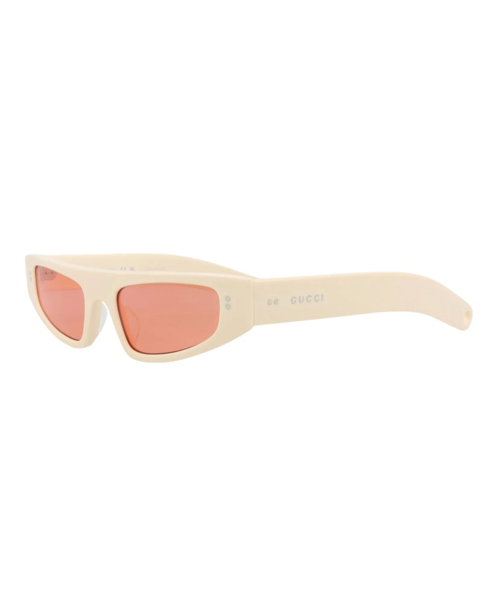 Gucci GG 1634S 30014927 007 Cat-Eye Plastic Ivory Sunglasses with Red Lens sold by Gaffos product image thumbnail 2