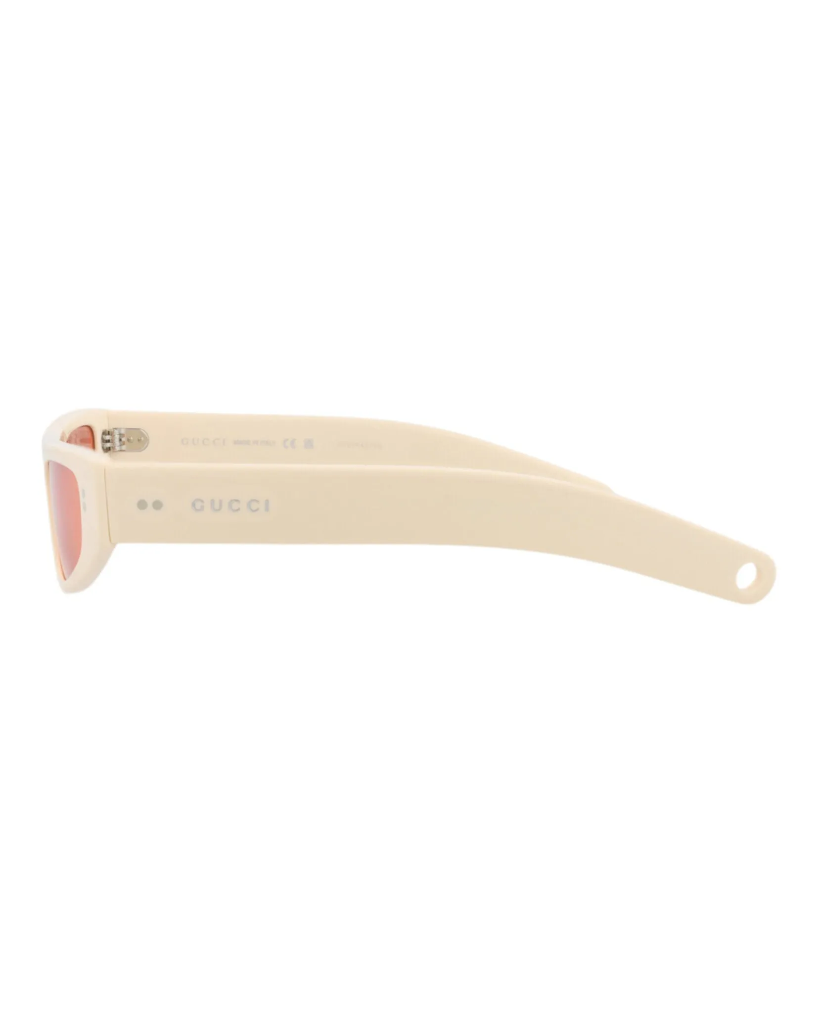 Gucci GG 1634S 30014927 007 Cat-Eye Plastic Ivory Sunglasses with Red Lens sold by Gaffos product image thumbnail 3