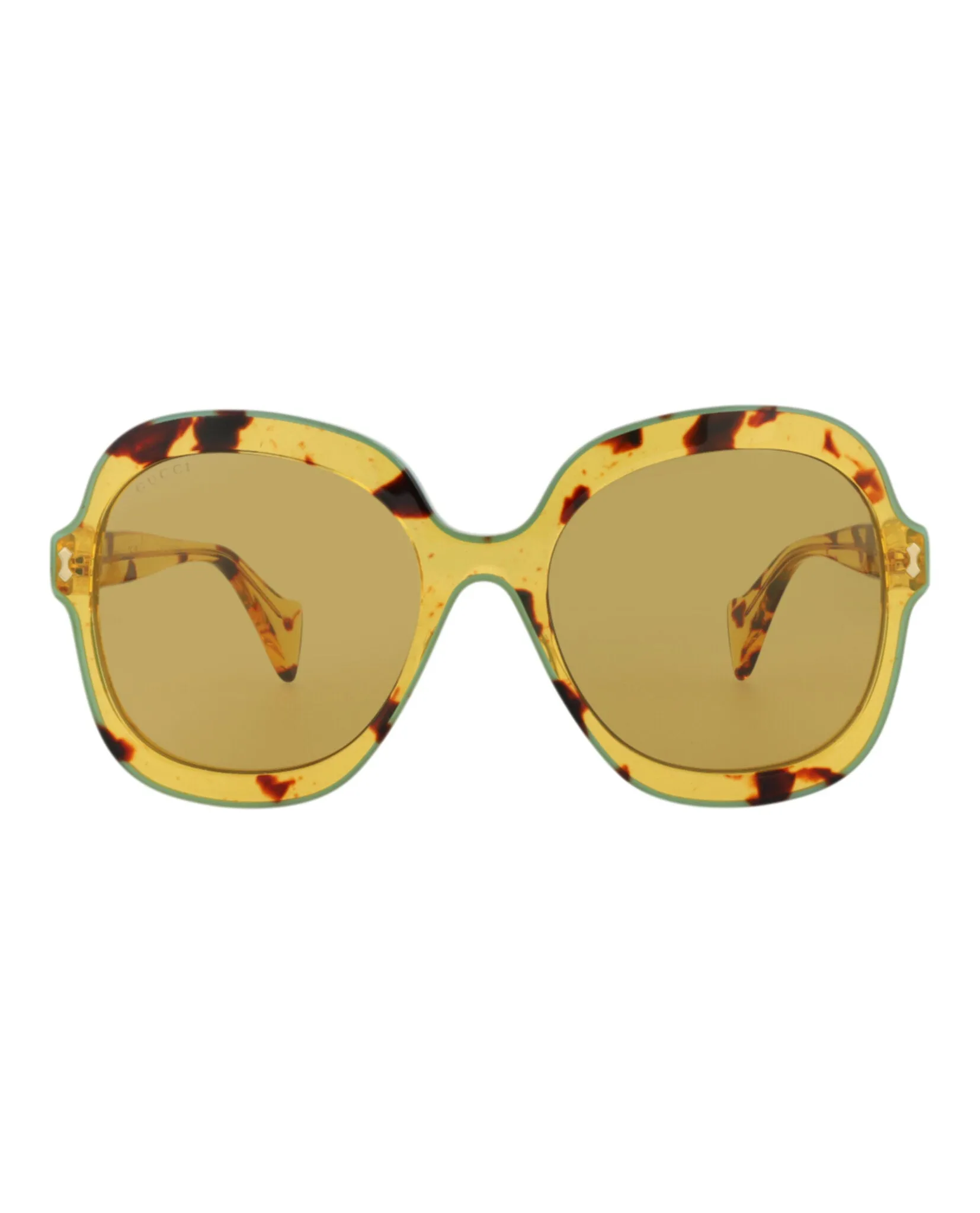 Gucci GG 1240S 30013512 003 Round Plastic Havana Sunglasses with Brown Lens sold by Gaffos