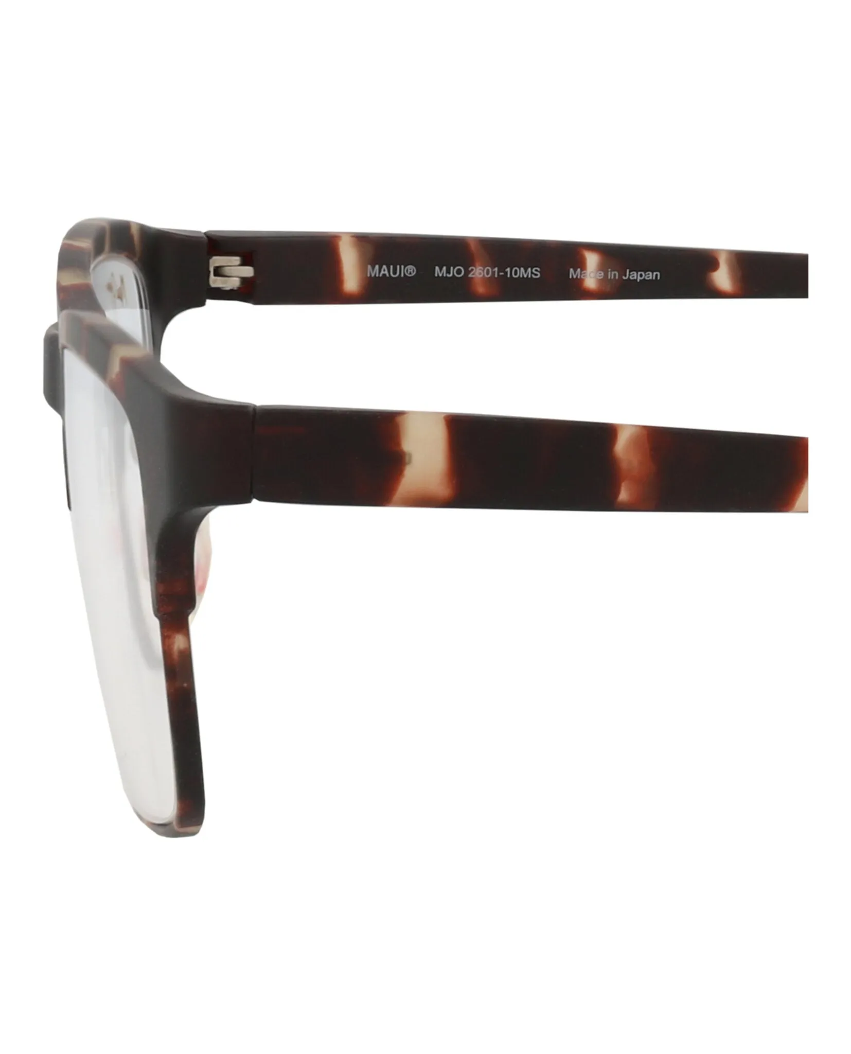 Maui Jim MJ O2601 10MS Square Plastic Tortoise Optical Frames with Transparent Lens sold by Gaffos product image thumbnail 4
