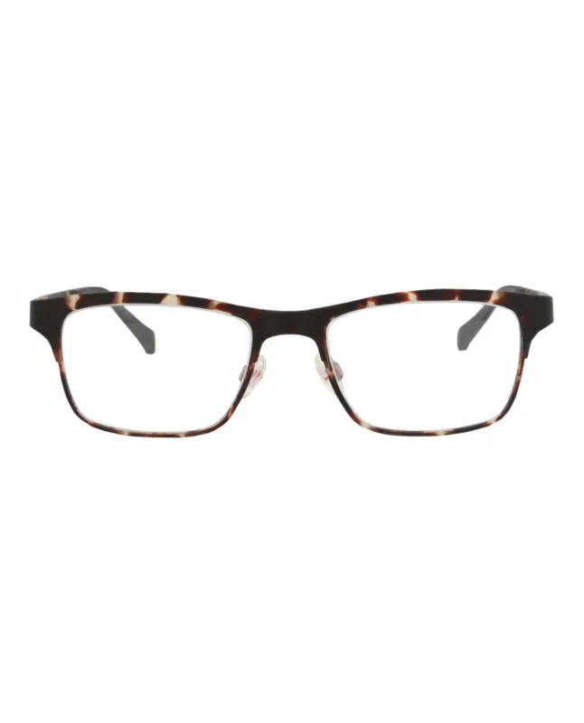 Maui Jim MJ O2601 10MS Square Plastic Tortoise Optical Frames with Transparent Lens sold by Gaffos