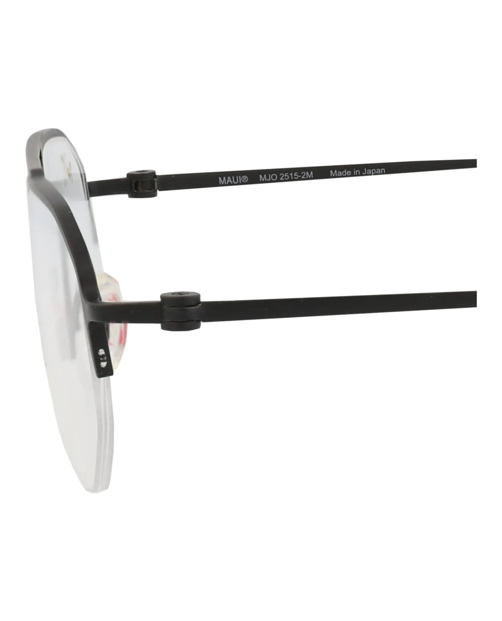 Maui Jim MJ O2515 2M Aviator Metal Black Optical Frames with Transparent Lens sold by Gaffos product image thumbnail 4