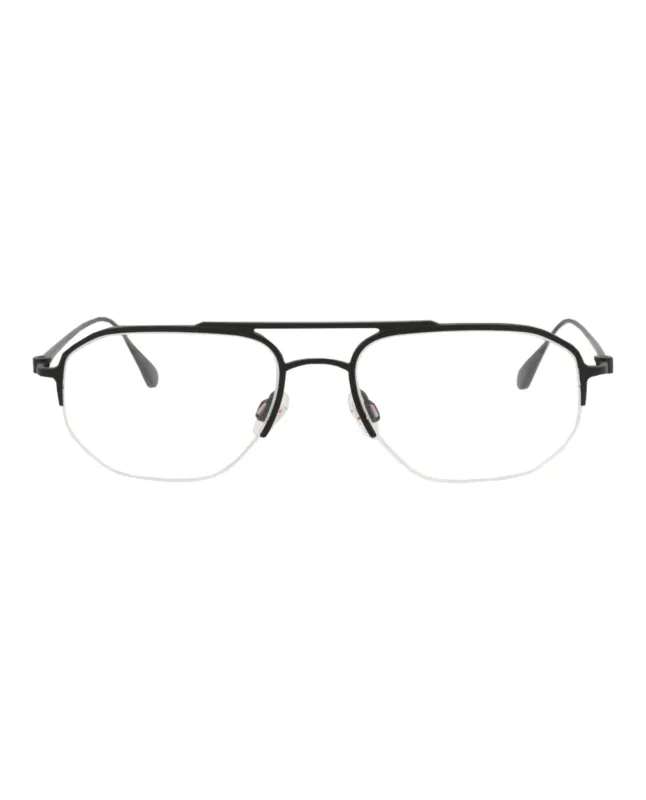 Maui Jim MJ O2515 2M Aviator Metal Black Optical Frames with Transparent Lens sold by Gaffos