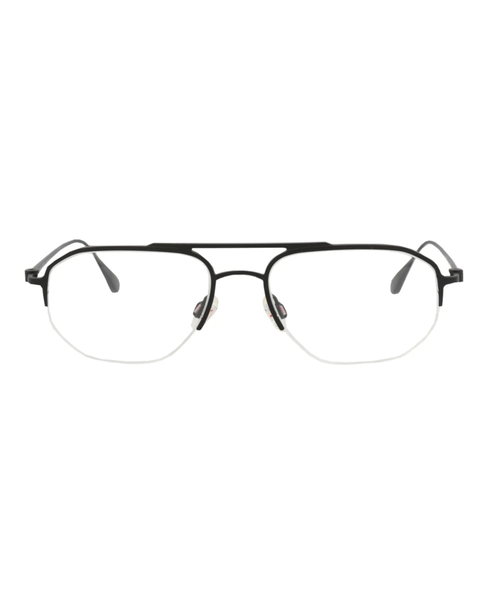Maui Jim MJ O2515 2M Aviator Metal Black Optical Frames with Transparent Lens sold by Gaffos
