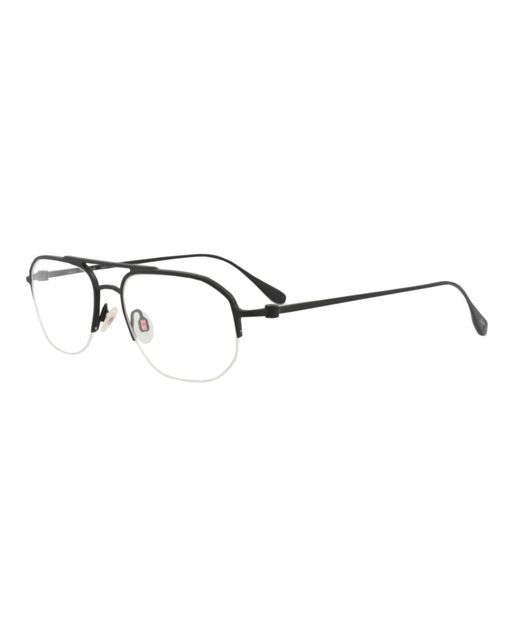 Maui Jim MJ O2515 2M Aviator Metal Black Optical Frames with Transparent Lens sold by Gaffos product image thumbnail 2