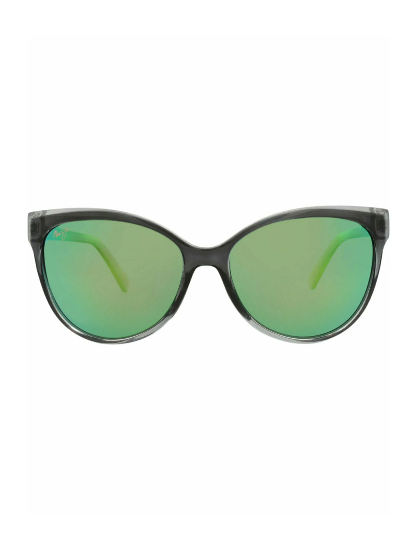 Maui Jim GM 537 11A Cat-Eye Plastic Grey Sunglasses with Green Lens sold by Gaffos