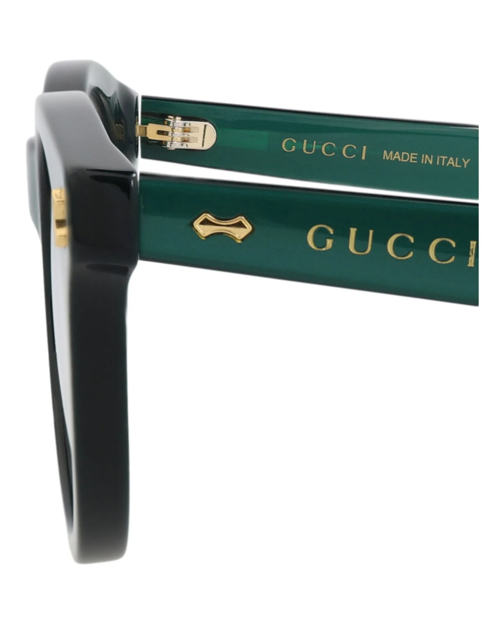 Gucci GG 1266O 30013832 003 Round Plastic Green Optical Frames with Transparent Lens sold by Gaffos product image thumbnail 4