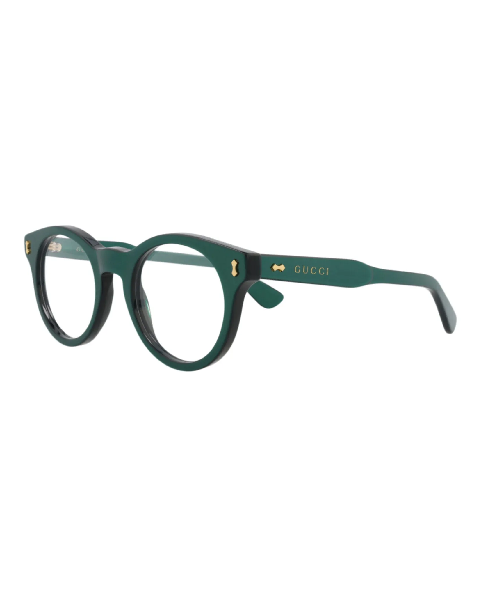 Gucci GG 1266O 30013832 003 Round Plastic Green Optical Frames with Transparent Lens sold by Gaffos product image thumbnail 2
