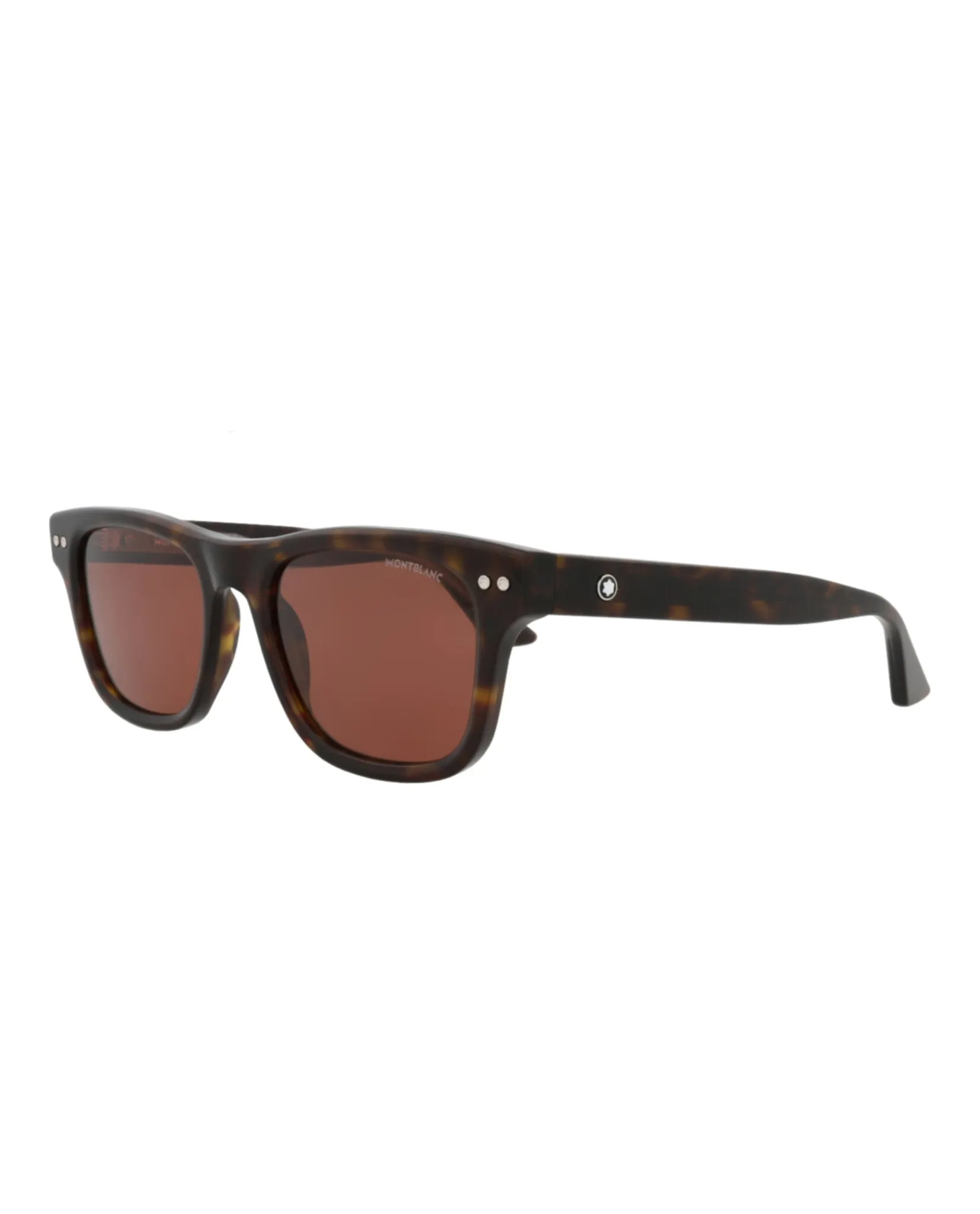 Montblanc MB 0254S 30014160 007 Square Plastic Havana Sunglasses with Brown Lens sold by Gaffos product image thumbnail 2