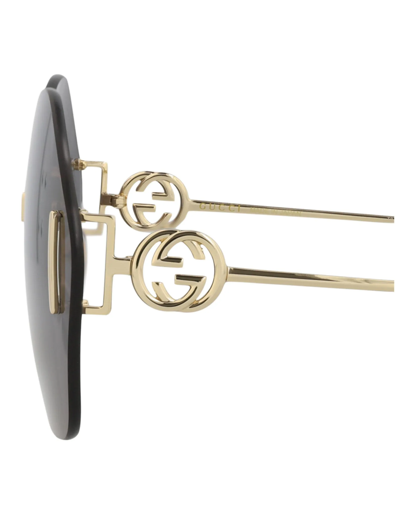 Gucci GG 1203S 30013411 002 Round Metal Gold Sunglasses with Grey Lens sold by Gaffos product image thumbnail 4