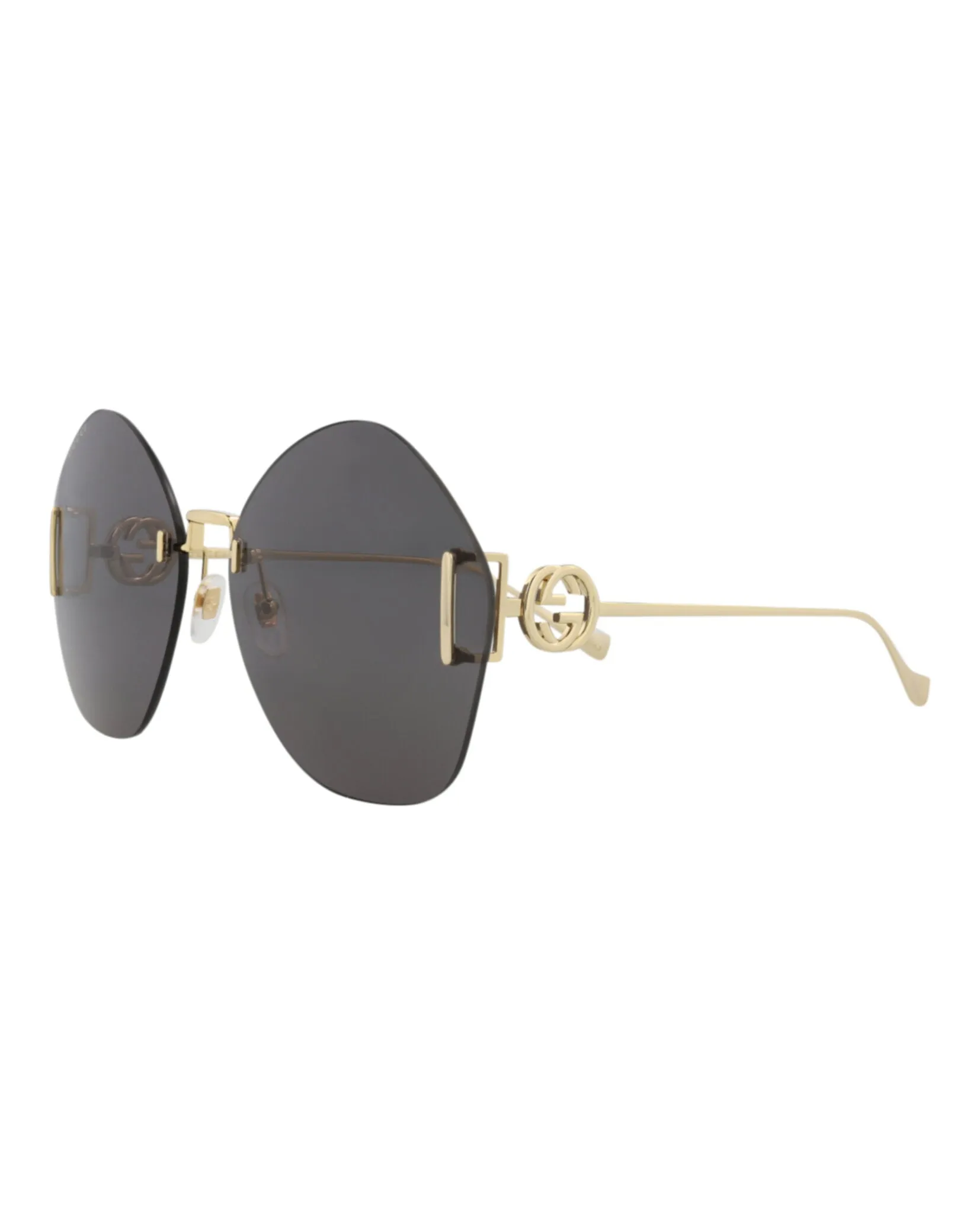 Gucci GG 1203S 30013411 002 Round Metal Gold Sunglasses with Grey Lens sold by Gaffos product image thumbnail 2