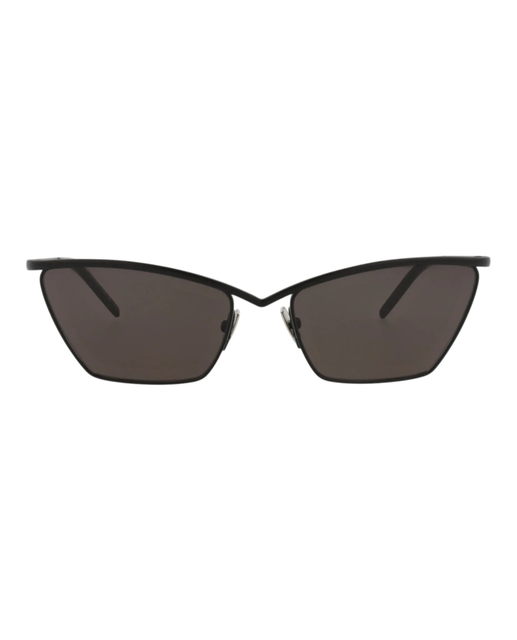 Saint Laurent SL 637 30014745 001 Cat-Eye Metal Black Sunglasses with Grey Lens sold by Gaffos