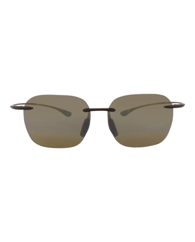 Maui Jim H4 46 26M Square Plastic Rootbeer Sunglasses with Bronze Lens made by Gaffos