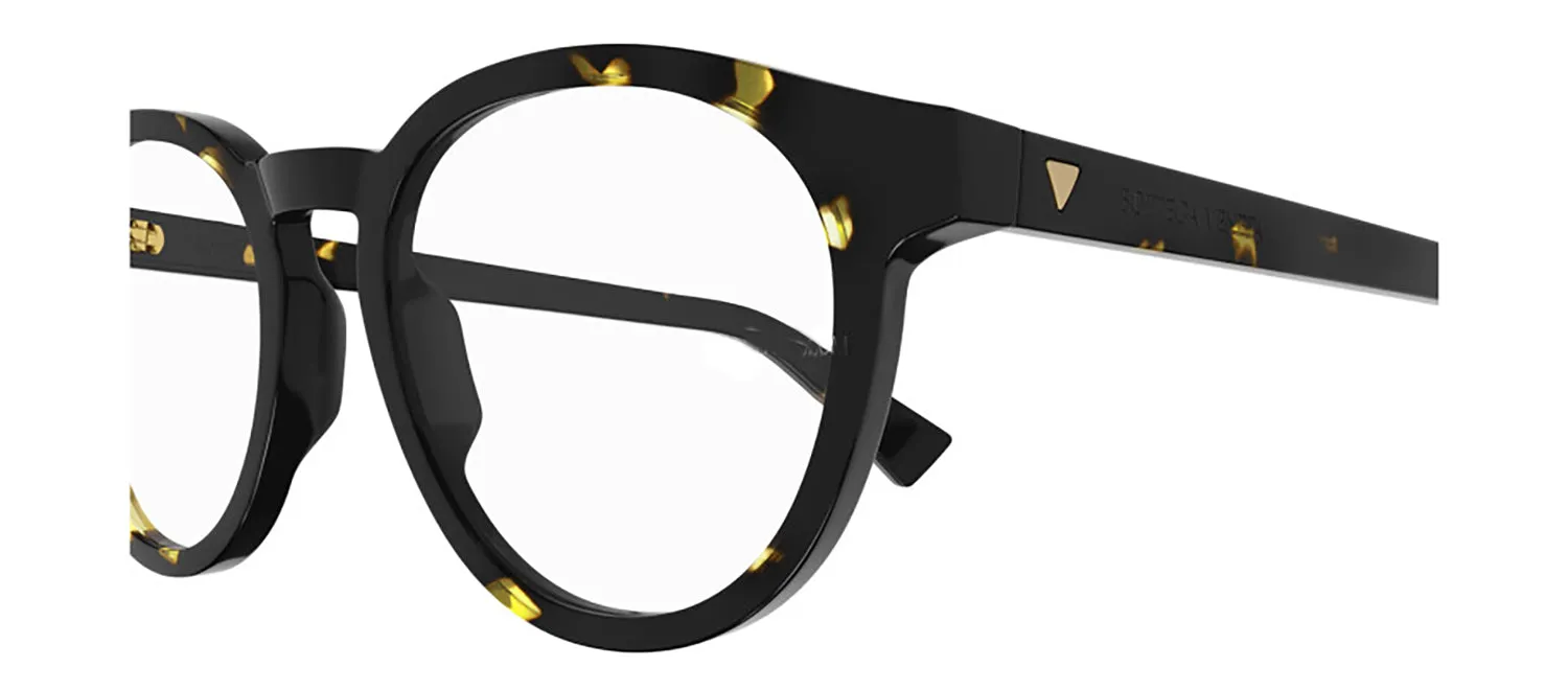 Bottega Veneta NEW CLASSIC BV 1225O 002 Round Plastic Havana Eyeglasses with Logo Stamped Demo Lenses sold by Gaffos product image thumbnail 3