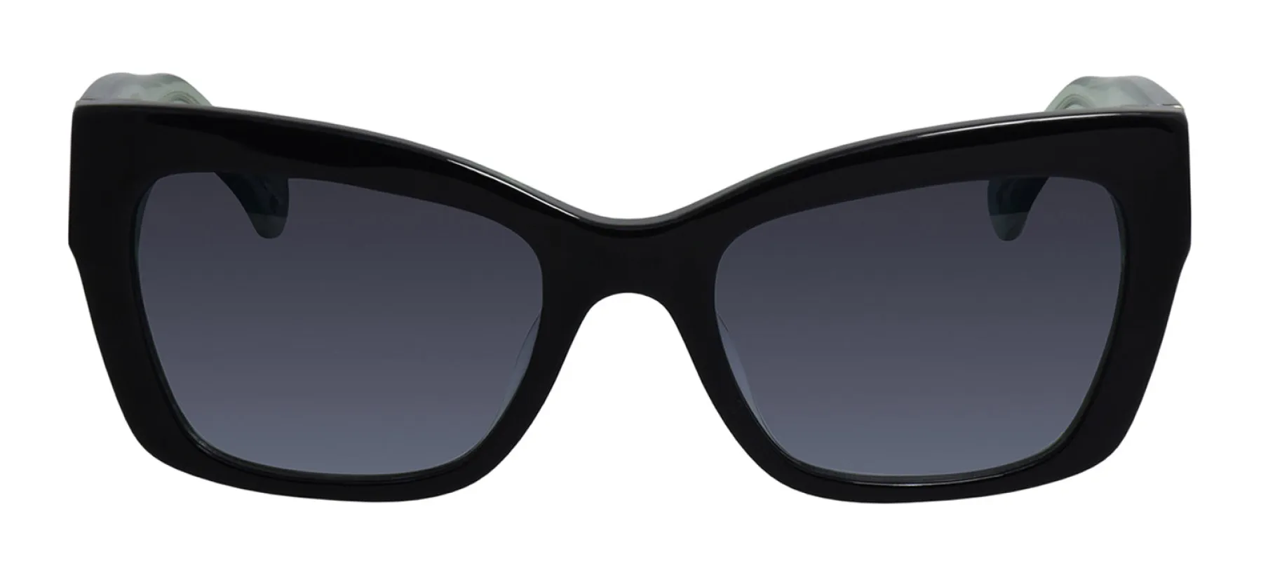 Kate Spade KS VALERIA/S 807 Cat Eye Acetate Black Sunglasses with Grey Shaded Lens sold by Gaffos