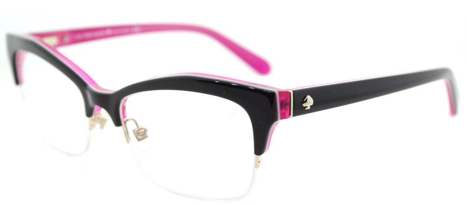 Kate Spade KS Lyssa W52 Cat-Eye Plastic Black Eyeglasses with Demo Lens sold by Gaffos product image thumbnail 2