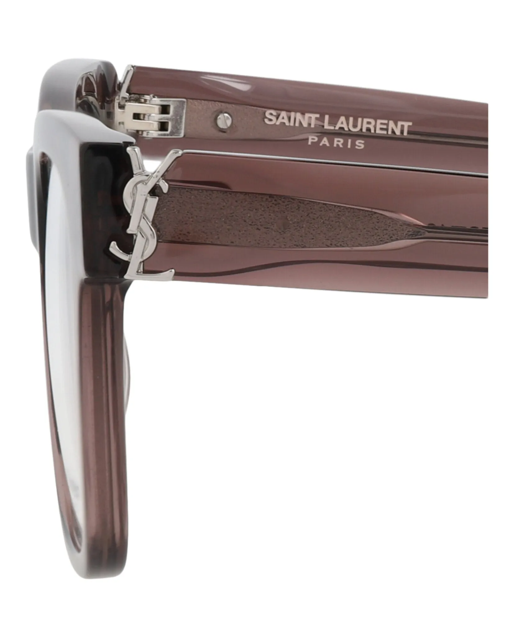 Saint Laurent SL M118 30014126 003 Square Plastic Brown Optical Frames with Transparent Lens sold by Gaffos product image thumbnail 4