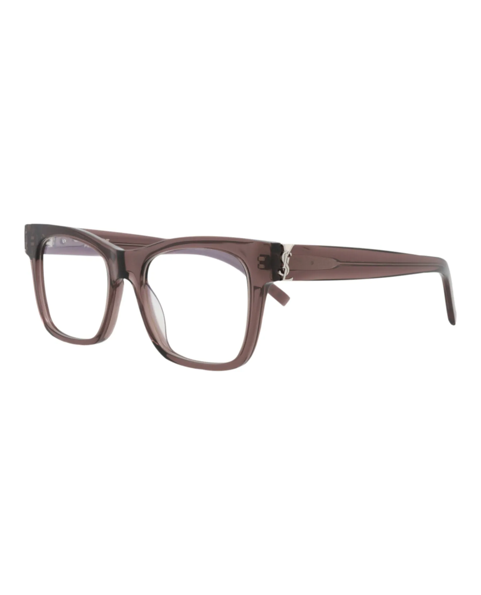 Saint Laurent SL M118 30014126 003 Square Plastic Brown Optical Frames with Transparent Lens sold by Gaffos product image thumbnail 2