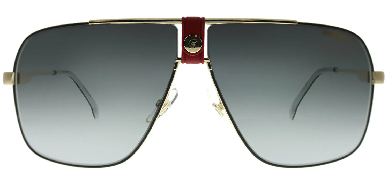 Carrera Navigator CA Carrera1018 Y11 9O Aviator Metal Gold Sunglasses with Grey Gradient Lens sold by Gaffos