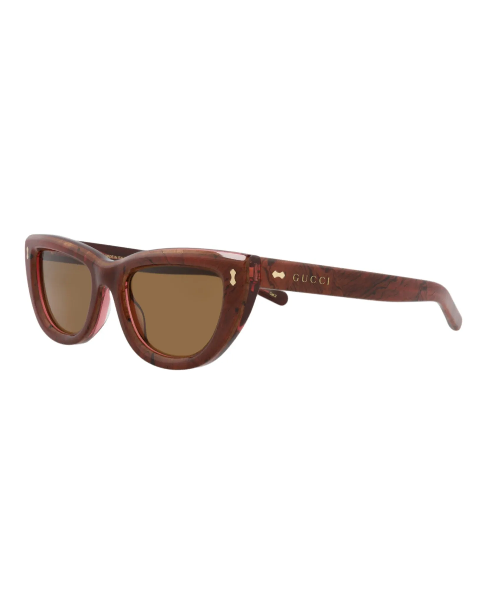 Gucci GG 1521S 30014799 003 Cat-Eye Plastic Pink Sunglasses with Brown Lens sold by Gaffos product image thumbnail 2