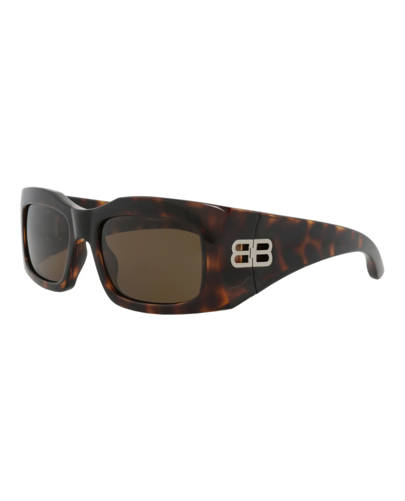 Balenciaga BB 0291S 30014550 003 Square Plastic Havana Sunglasses with Brown Lens sold by Gaffos product image thumbnail 2