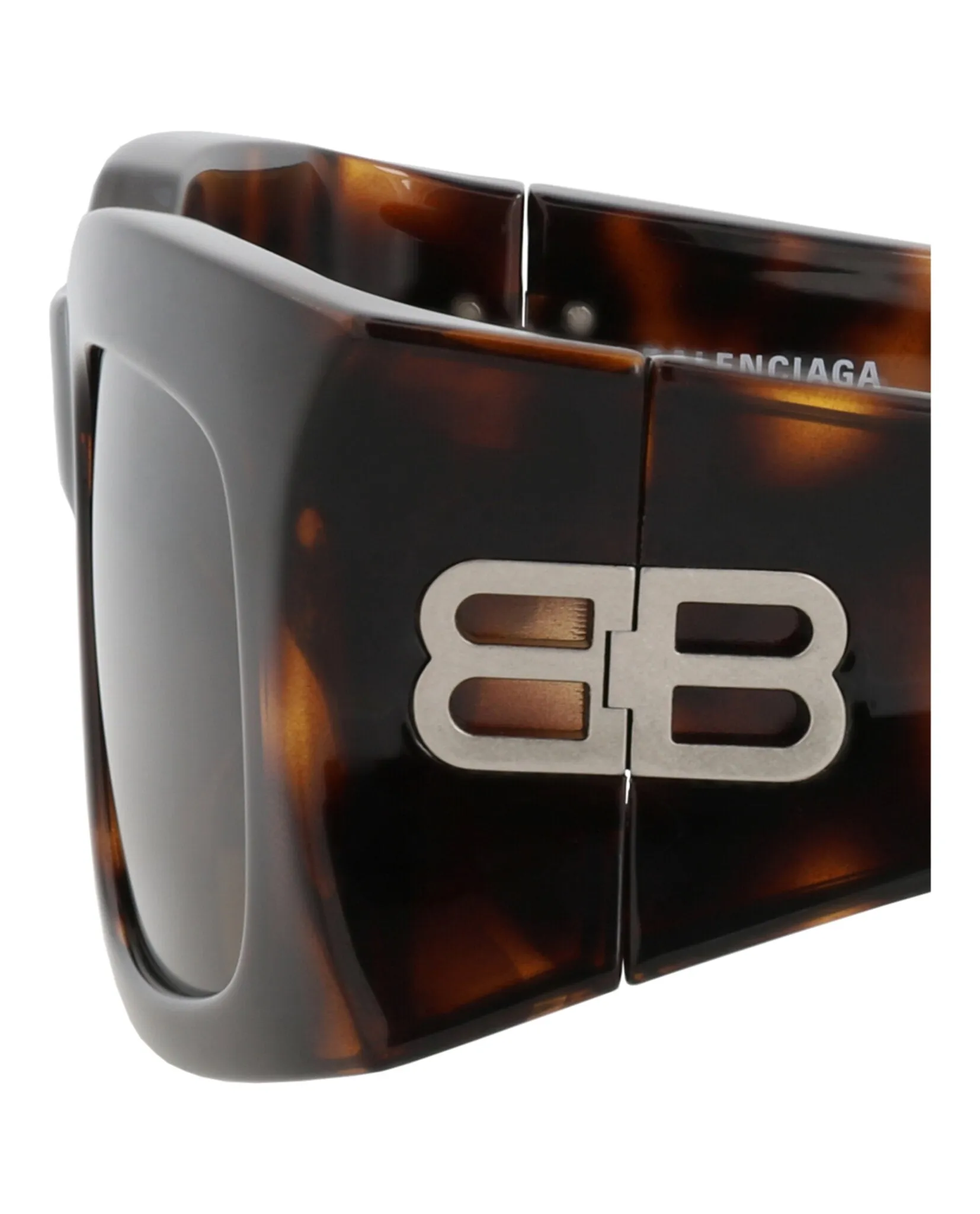 Balenciaga BB 0291S 30014550 003 Square Plastic Havana Sunglasses with Brown Lens sold by Gaffos product image thumbnail 4