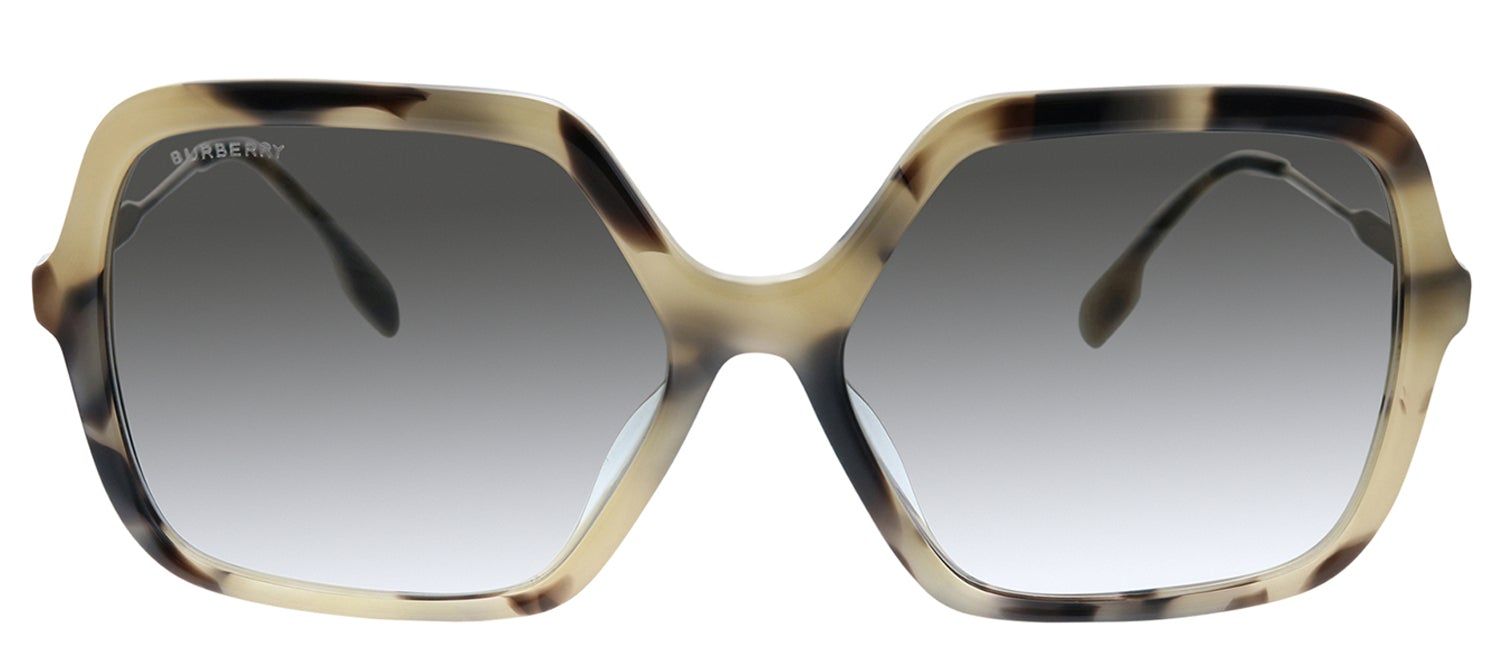 Burberry BE 4324F 35018E Square Plastic Havana Sunglasses with Grey Gradient Lens sold by Gaffos