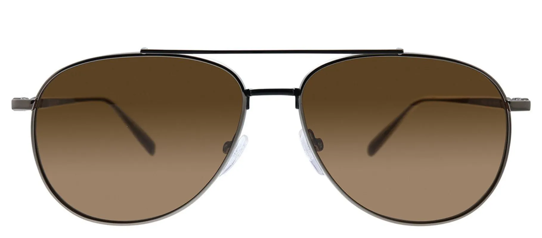 Salvatore Ferragamo SF 201S 035 Aviator Metal Black Sunglasses with Brown Gradient Lens sold by Gaffos