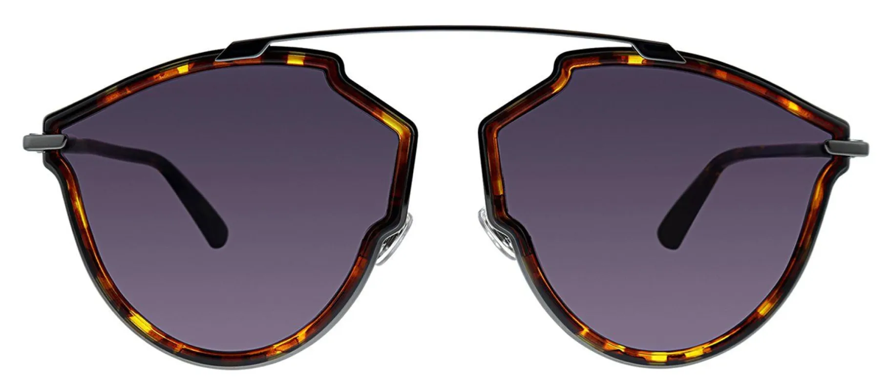 Dior CD DiorSoRealRise H2H UR Pilot Plastic Havana Sunglasses with Grey Gradient Lens sold by Gaffos