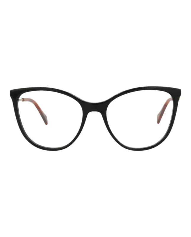 Gucci GG 1007O 30011762 005 Cat-Eye Plastic Gold Optical Frames with Transparent Lens made by Gucci