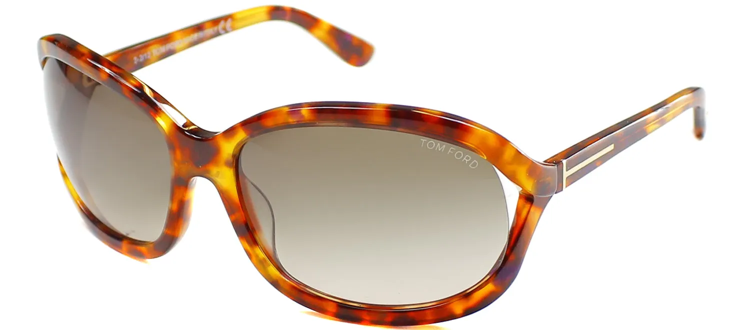 Tom Ford Vivienne TF 278 47F Fashion Plastic Tortoise/ Havana Sunglasses with Brown Gradient Lens sold by Gaffos product image thumbnail 2